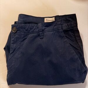 GAP Navy Blue Girl Friend Chino Cotton Slim Straight Pants